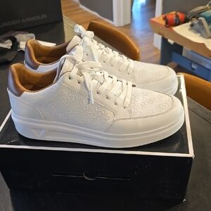 White Leather Men's Sneakers